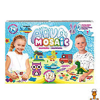 Набор креативного творчества "aqua mosaic", 12 цветов бусинок, детская игрушка, от 5 лет, Danko Toys AM-01-03