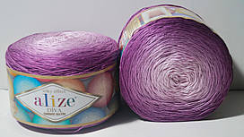 Нитки пряжа для в'язання мікрофібра DIVA OMBRE BATIK Дива Омбре Батік від ALIZE Алізе № 7244
