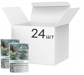 БЛОК Carpathian Pet Food вологий корм для котів Sterilised Індичка в желе 24х80г