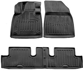 Килимки в салон 3D Citroen C4 Picasso II (2013-2022)/C4 Grand Picasso II (2013-2022) з бортом