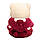 М'яка іграшка плюшевий Mішка в костюмі зі знімним капюшоном Masyasha 50см Колір малиновий MK-01-50, фото 4