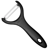 Овощечистка Fiskars Essential с подвижным лезвием 6 см, с чер.ручкой (1065599)