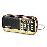 Радіоприймач акумуляторний Цифровий кишеньковий FM радіоприймач USB/MP3, фото 2