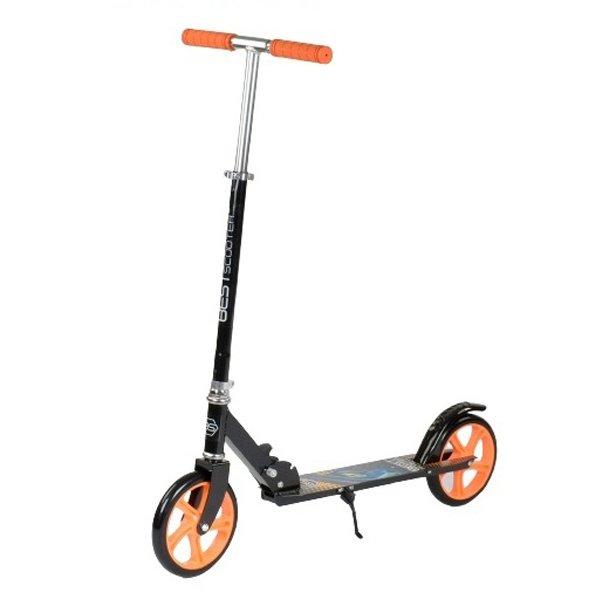 Двоколісний самокат Best Scooter 42714 Чорно-жовтогарячий
