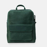 Кожаный рюкзак «Фактор» Factor, размер М, цвет в наличии, Зеленый