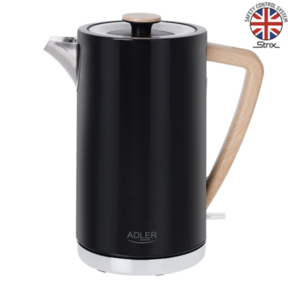 Чайник Adler AD 1347 Black Metal 1,7 л STRIX