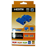 Переходник ATcom HDMI extender , удлинитель HDMI по utp (витой паре) до 30м