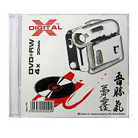 Диск mini DVD+RW X-DIGITAL 1,4Gb 4x mini slim, Акция