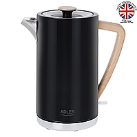 Електрочайник Adler AD 1347 Black Metal 1.7л STRIX