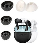 Амбушури OPPO Enco Buds 2 Air ZMI PurPods Pro Enco X2 Air 2 W33 Free 2 3 Huawei FreeBuds 4i 5i Білі середні, фото 6