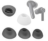 Амбушури OPPO Enco Buds 2 W33 Air 3 ZMI PurPods Pro Enco X2 Free 2 3 Huawei FreeBuds 4i 5i Чорні середні, фото 8