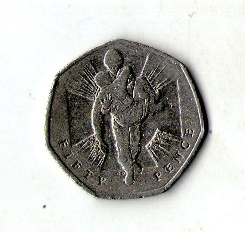 Великобританія ≥ Королева Софія II 50 пінсів, 2006 Героїчний акт No1564