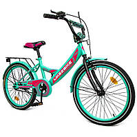 Велосипед детский 2-х колесный 20'' 212003 RL7T Like2bike Sky бирюзовый рама сталь со AmmuNation
