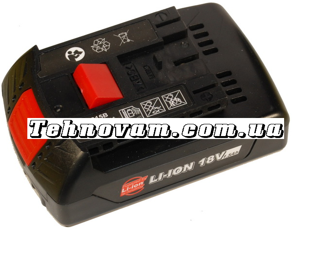 Аккумулятор для шуруповерта Bosch LI-ion 18V 1.5Ah - фото 1 - id-p377393210