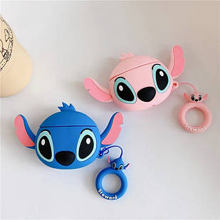 Чохол для навушників AirPods STITCH Blue