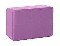 Блок для йоги MS 0858-3 материал EVA Фиолетовый AmmuNation