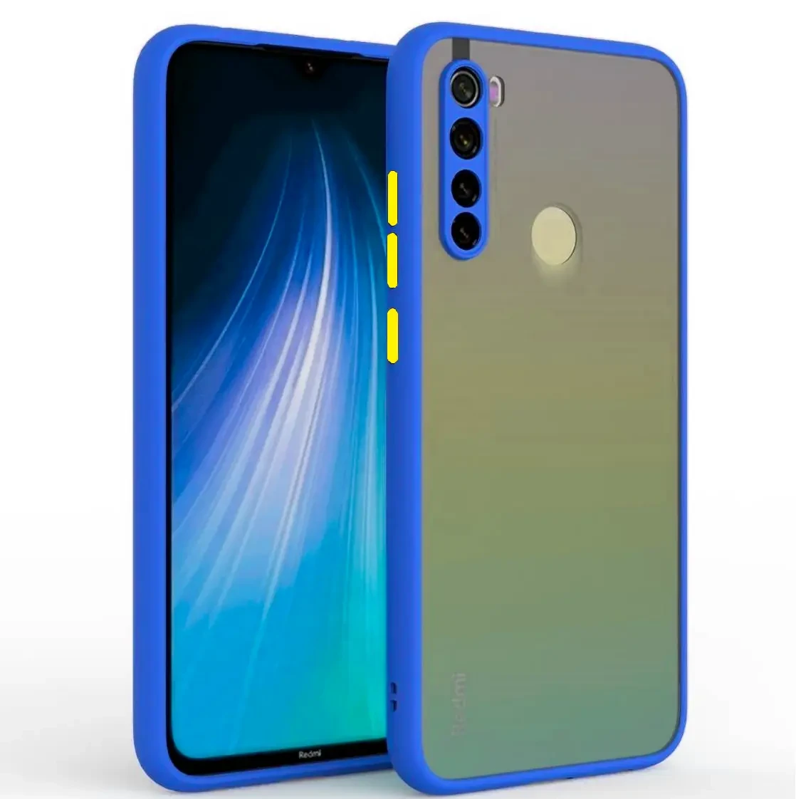 Чохол Matte Armor Xiaomi Redmi Note 8 Blue - Yellow