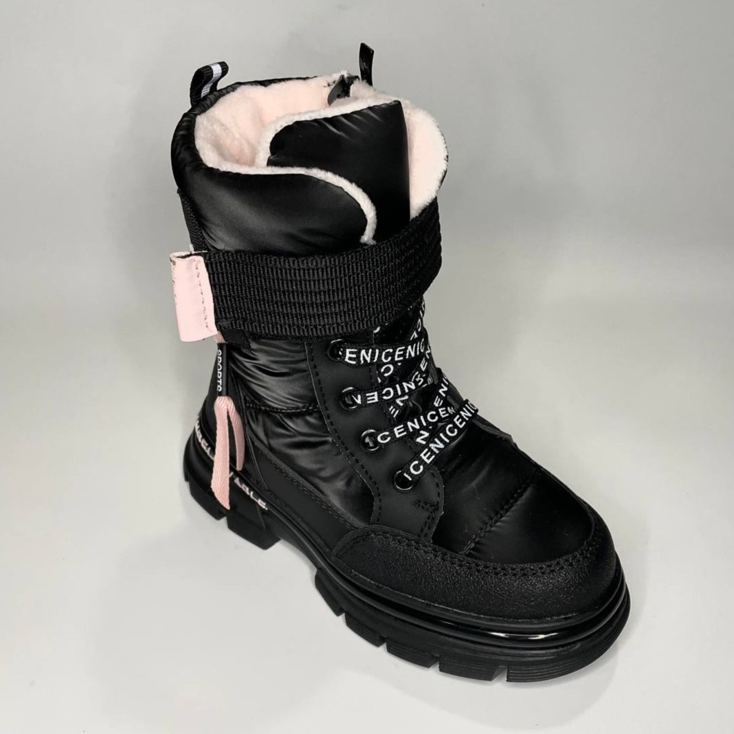 Дитячі сноубутси для дівчат, (код 1703) розміри: 28 30 31 32, фото 1