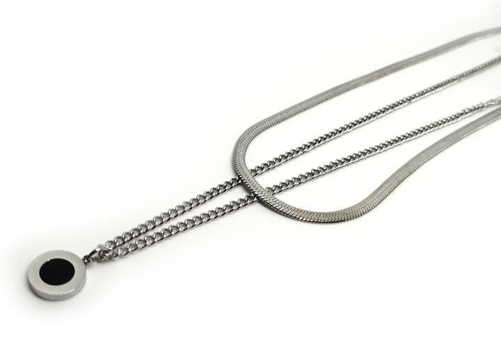 Ніжний ланцюжок із кулоном XuPing срібло, фото 1