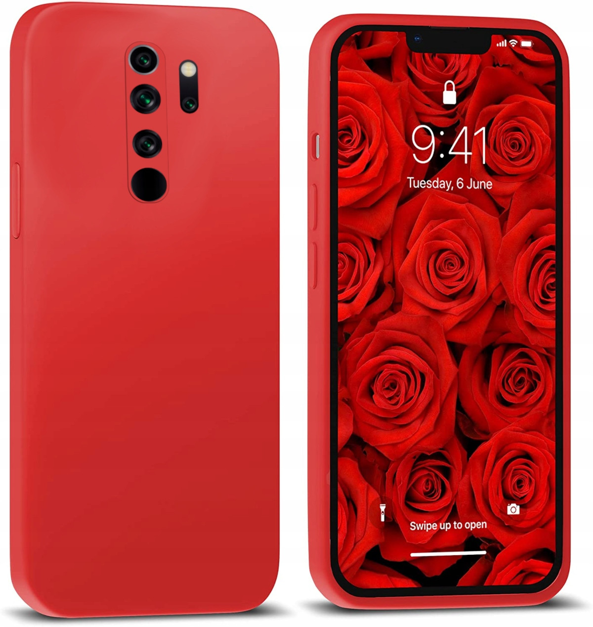 Силіконовий чохол SLIM на Xiaomi Redmi Note 8 Pro Red