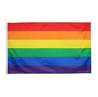 ЛГБТ прапор 150*90 см. Райдужний прапор RESTEQ. Прапор ЛГБТ спільноти. Freedom flag. LGBT flag. Прапор прапор.