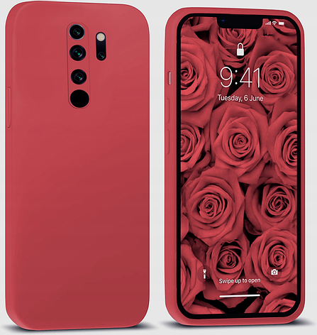 Силіконовий чохол SLIM на Xiaomi Redmi Note 8 Pro Camellia, фото 1