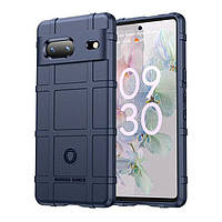 Протиударний чохол бампер Shield для Google Pixel 7 синій гумовий