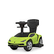 Машинка Каталка Толокар Bambi 3726-5 батьківська ручка, захисний бортик, підставка для ніжок, фото 4