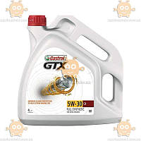 Масло ДВС 5W-30 GTX ACEA C4, RN 0720 синтетическое 4л (моторное) (пр-во Castrol Великобритания) ЗЕ