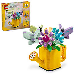 Конструктор Лего Креатор 3 в 1 Квіти в лійці Lego Creator Flowers in Watering Can 31149