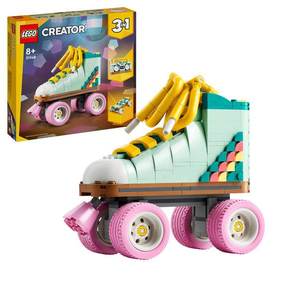 Конструктор Лего Креатор 3 в 1 Ретро роликові ковзани Lego Creator Retro Roller Skate 31148