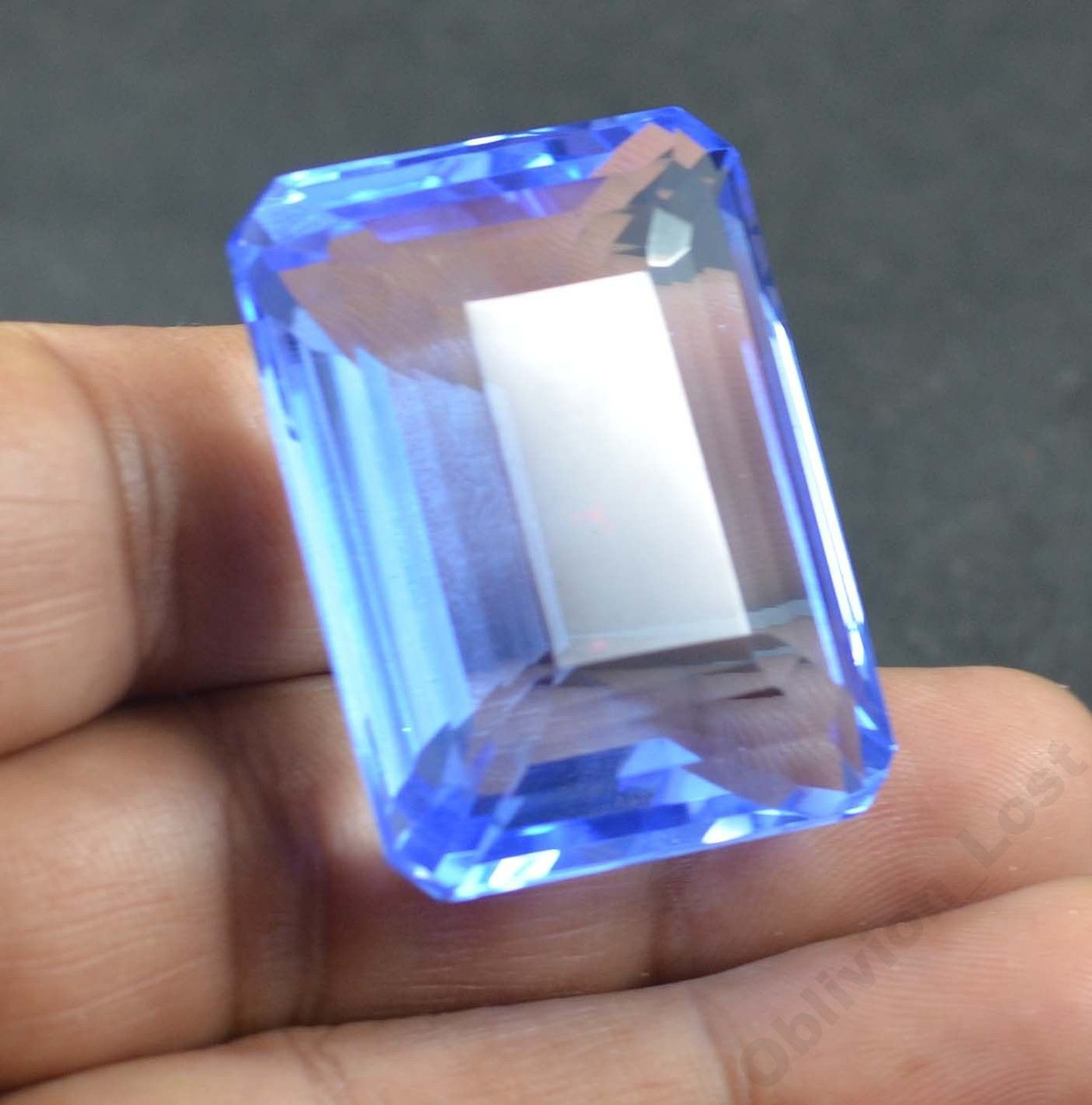 118.55 кт. Гарний блакитний топаз, фото 1