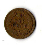 США 1 цент 1907 р. Indian Head Cent No365, фото 3