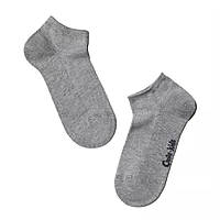 Дитячі бавовняні шкарпетки Active, короткі, однотонні, сірі (19С-180СП), Conte Kids 20 ( 122-128 см) 7-8 лет