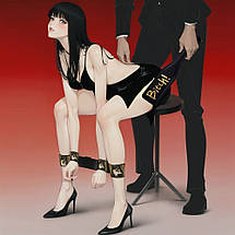 Розпірка для рук та ніг з вагінальною кулькою UPKO, чорна, фото 4