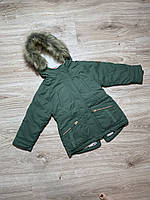 Детская зимняя куртка парка для девочки 104 см Cool club