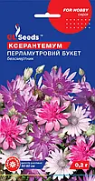 Ксерантемум Перламутровый Букет эффектная окраска этих растений будет радовать Вас круглый год, упаковка 0,2 г