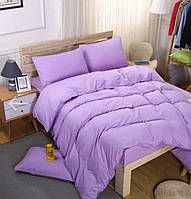 Дитячий комплект постільної білизни в ліжечко люльку 110х140 Лавандовий рожевий бязь голд люкс Віталіна
