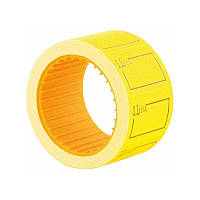 Цінники прямокутні Economix 30*20 мм "Ціна", 200 шт/рул, жовтий колір