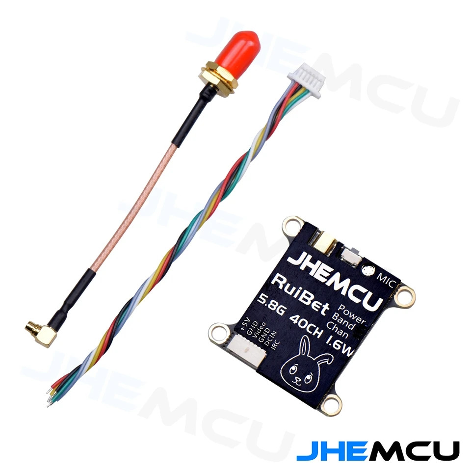 Передавач JHEMCU RuiBet Tran-3016W 5.8G 40CH 1.6W PitMode Регульований VTX