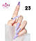 Однотонні накладні нігті + клей для нігтів, форма типс - балерина 23 бузковий, фото 2
