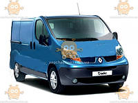 Мухобойка Renault Trafiс II фургон 2001-2014 короткая VIP