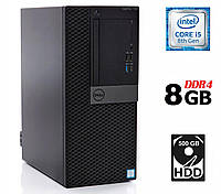 Компьютер Dell OptiPlex 7060 Tower / Intel Core i5-8500 (6 ядер по 3.0 - 4.1 GHz) / 8 GB DDR4 | всё для тебя