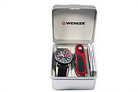 Набор Wenger часы и нож Красно-черный (70731.XL)