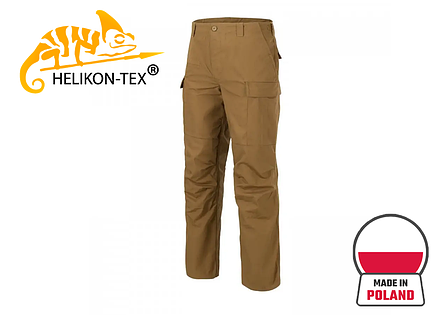 Штани Helikon-Tex BDU Mk2 — PolyCotton Ripstop — Coyote, фото 1