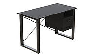 Письменный стол с ящиками Ferrum-decor Оскар 750x1200x600 металл Черный ДСП Сосна Кембра 16 мм (OSK0003)