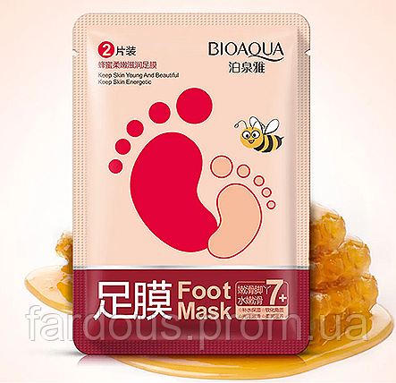 Маска-носочки для пілінгу ніг Foot Mask Bioaqua, 35 г