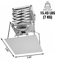VEVOR Крепление для проектора Потолочный подъемник 1 м Универсальный подъемник для проектора 24 Вт Подъемник