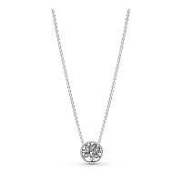 Серебряное колье Pandora Moments Древо жизни 397780CZ