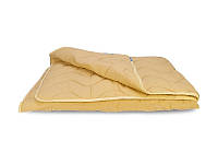 Легкое хлопковое одеяло деми Leleka-Textile Двуспальный 172х205 Бежевый